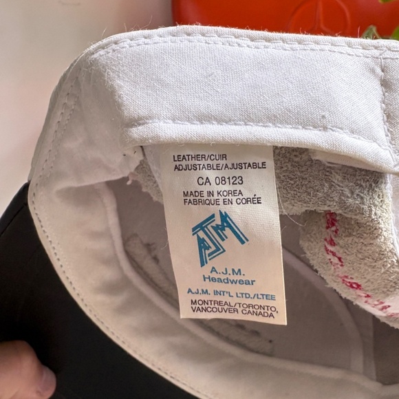 vintage CN Railway Glue Crew 1999 Leather trucker hat snapback RARE trains - Picture 9 of 9